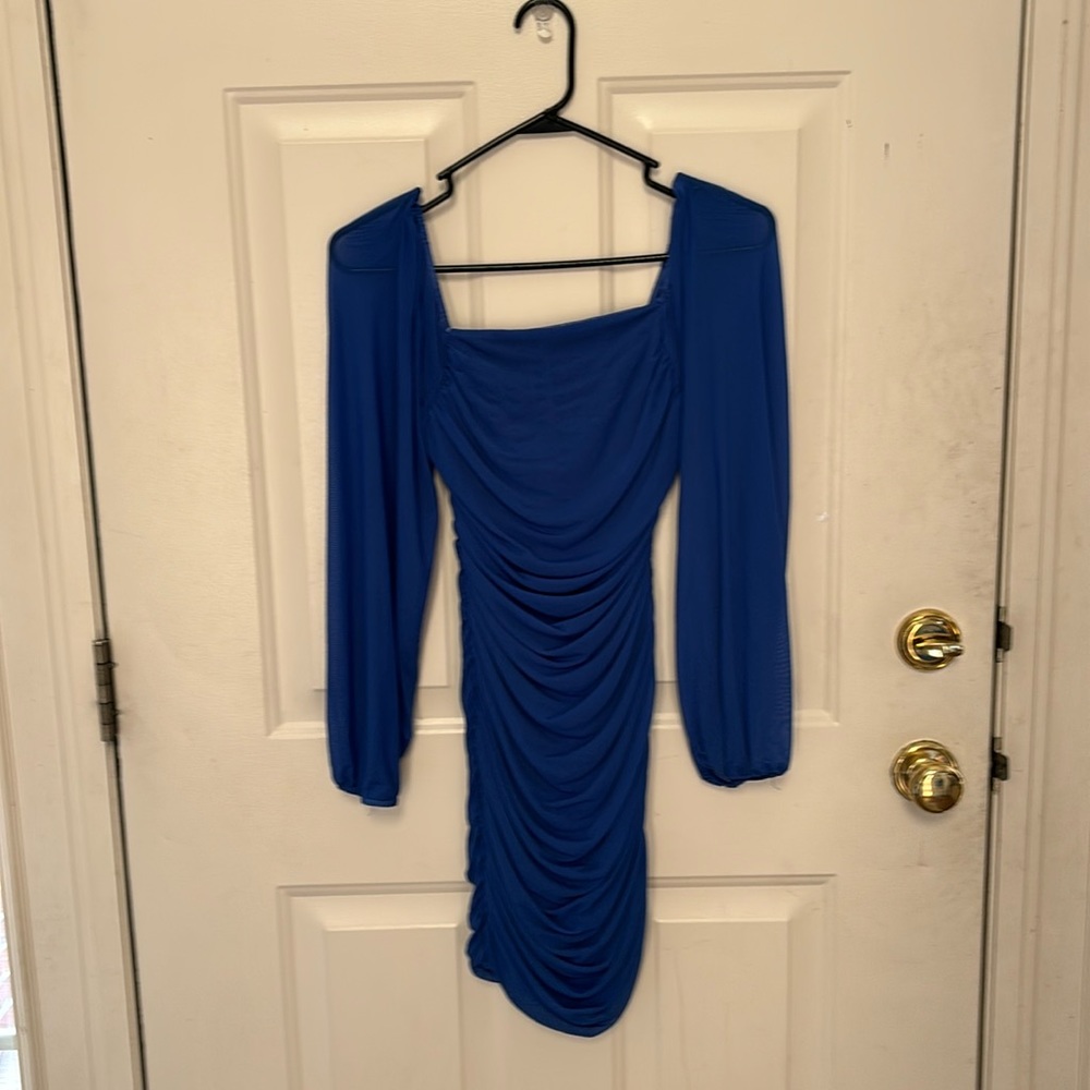 Formal royal blue formal dress